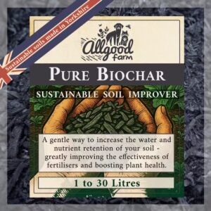 Allgood Farm Pure Biochar product label