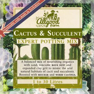 allgood farm cactus and succulent soil mix product label