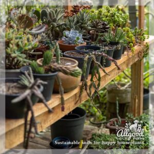 an array of succulents on a shelf