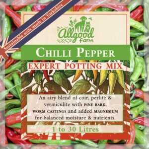 allgood farm chilli pepper soil expert potting mix product label