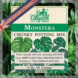 allgood farm monstera (swiss cheese plant) expert potting soil product label