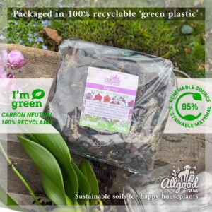 allgood farm orchid potting mix packaged in 100% recyclable green plastic