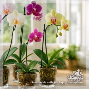 blooming orchids
