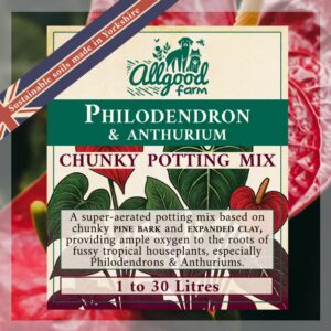 allgood farm philodendron and anthurium expert repotting soil product label
