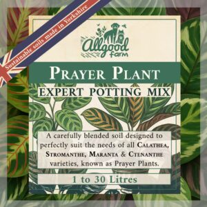 allgood farm prayer plant repotting soil product label