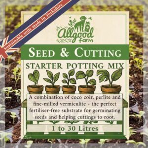 allgood farm seedling and cutting soil mix product label