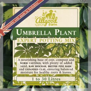 allgood farm umbrella plant soil mix product label