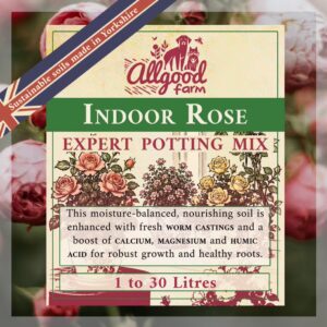 Allgood Farm Indoor Rose Expert Potting Soil label